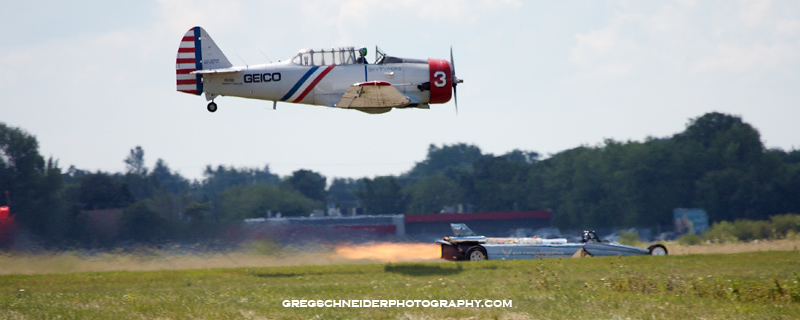 Geico team racing jet car