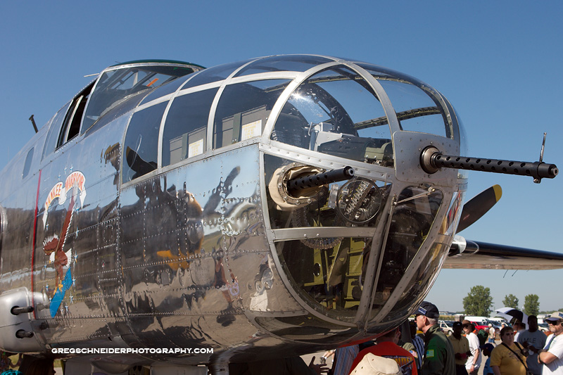 B25 nose guns